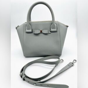 Ted Baker Elegant Gray Satchel